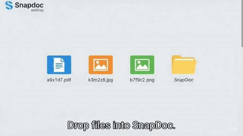 Demo: capture, auto-organize, and find documents with SnapDoc